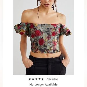 NWT FP Carousel Corset Top. Size XS currently sold out online and in stores.